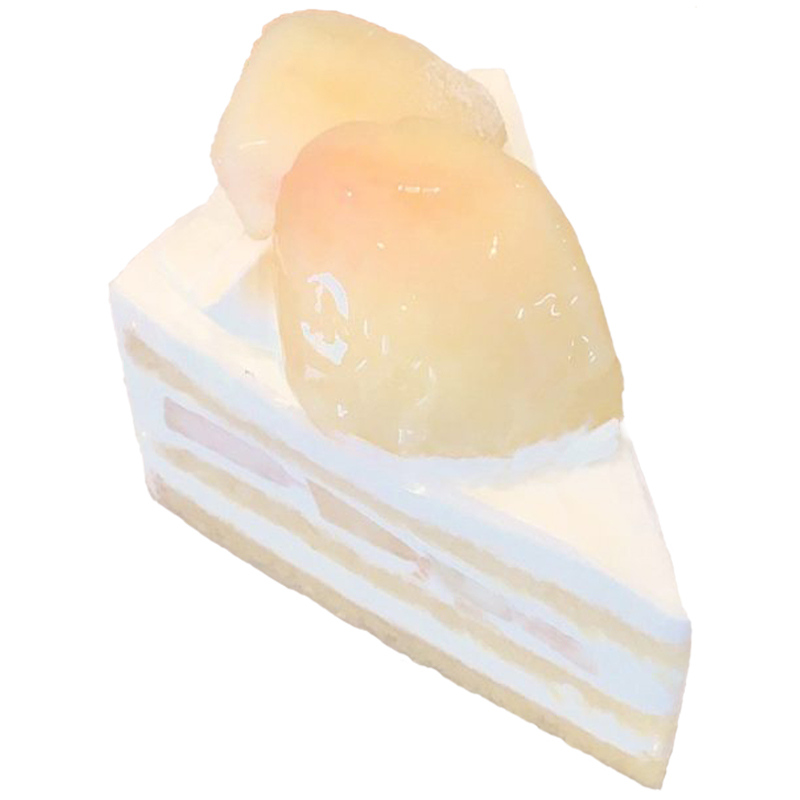 桃のショートケーキ